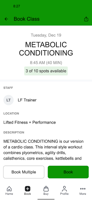 Lifted Fitness + Performance Screenshot3