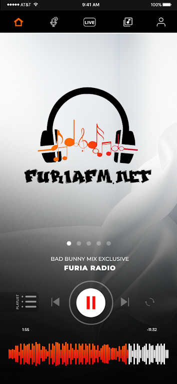 Furia FM Radio App Screenshot3