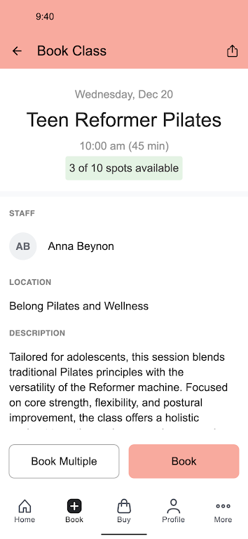 Belong Pilates and Wellness Screenshot3