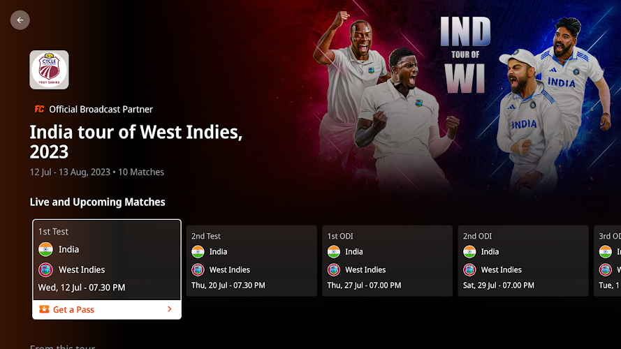 FanCode: Live Cricket & Scores Screenshot3