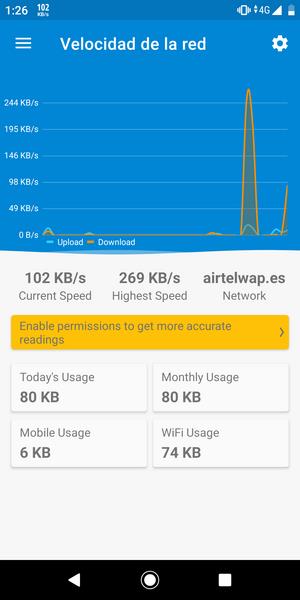 Speed Indicator - Network Speed Screenshot1