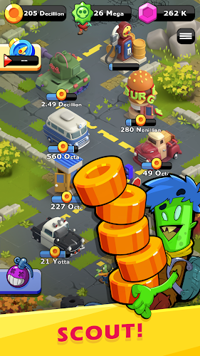 Coin Scout - Idle Clicker Game Screenshot1