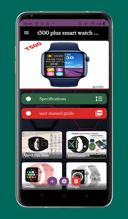 T500 plus smart watch guide Screenshot2