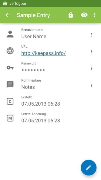 Keepass2Android Screenshot5