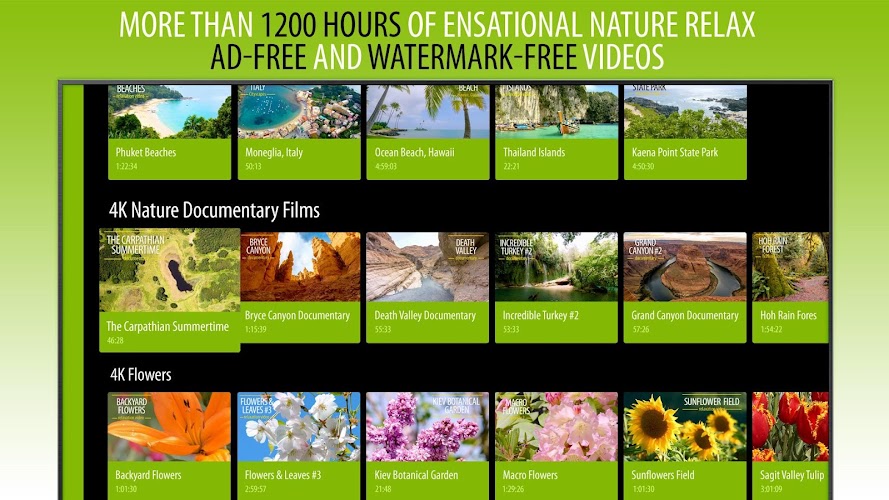 4K Nature Relax TV Screenshot18