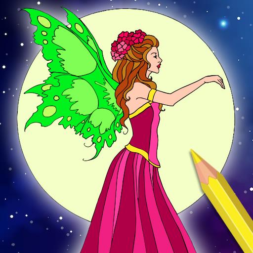 Fairy Color by Number Book APK