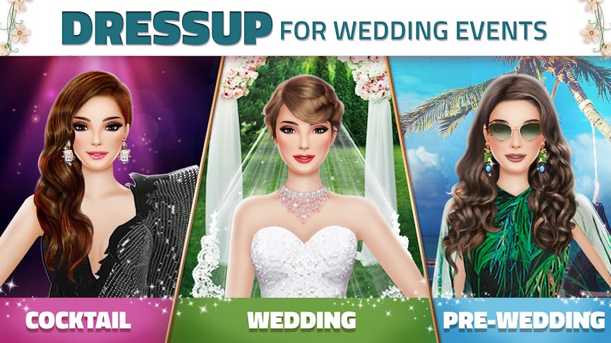 Super Wedding Dress Up Stylist Screenshot6