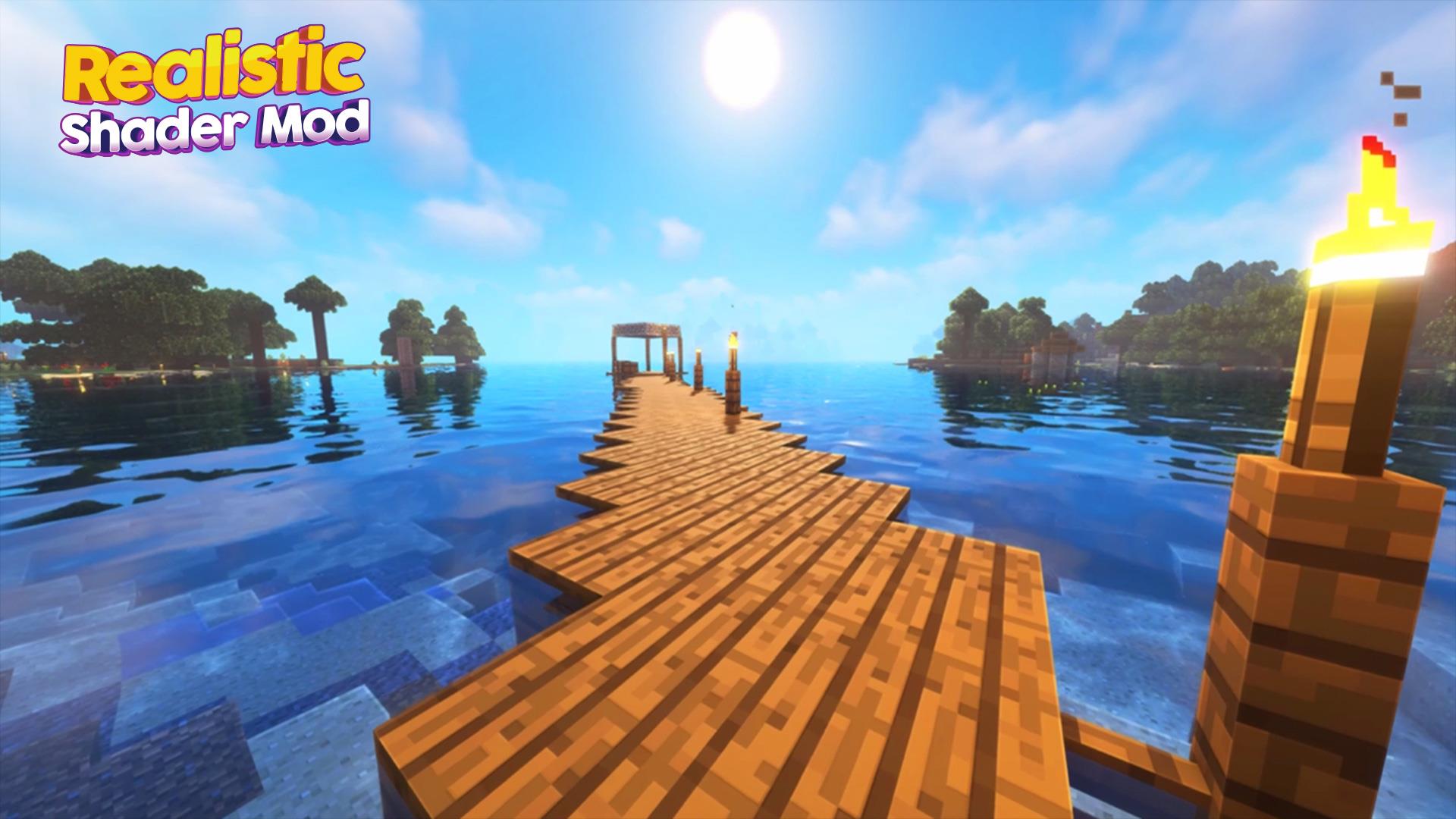 Realistic Shader Mod Minecraft Faster & Free Android App Download - 51wma