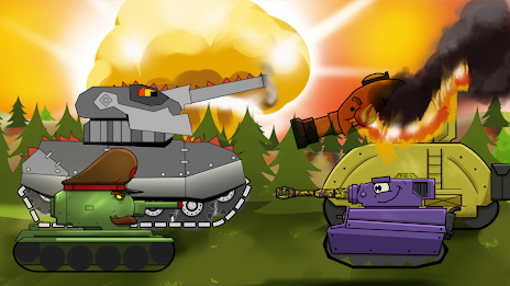 Merge Tanks 2: KV-44 Tank War Screenshot1