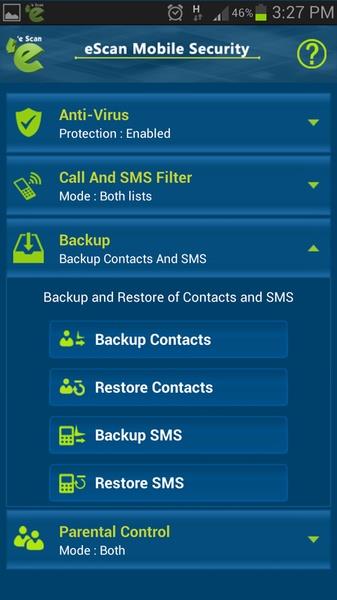 eScan Mobile Security Screenshot6