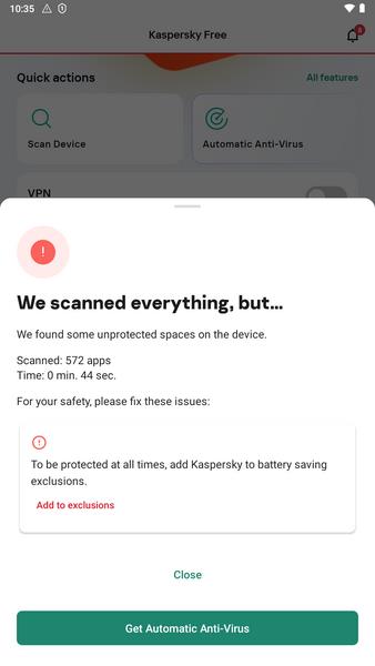 Kaspersky Antivirus & VPN Screenshot5