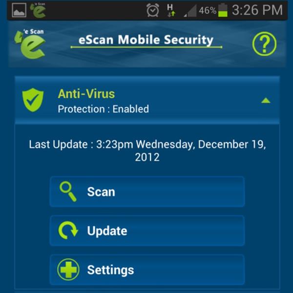 eScan Mobile Security Screenshot5
