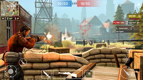 Gun Shooter Offline Game WW2: Screenshot1