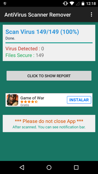 AntiVirus Scanner Remover Screenshot3