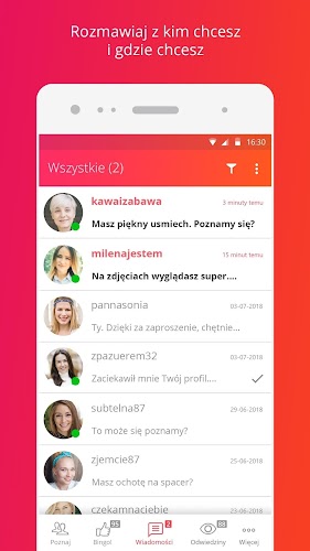 Sympatia – randki, flirt, czat Screenshot4