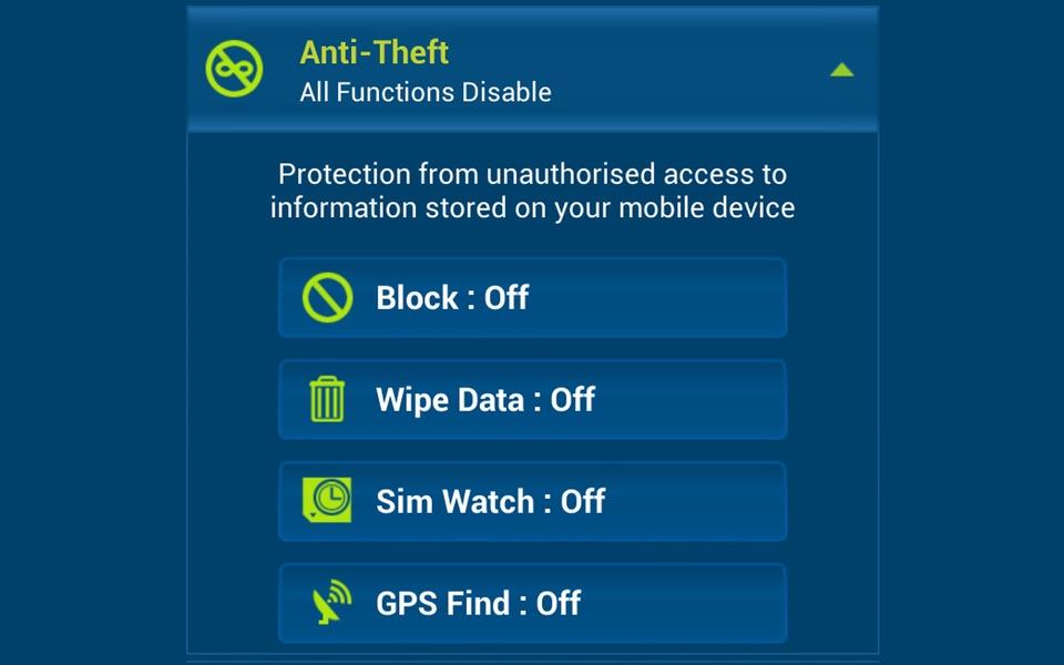 eScan Mobile Security Screenshot3