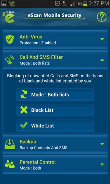 eScan Mobile Security Screenshot7