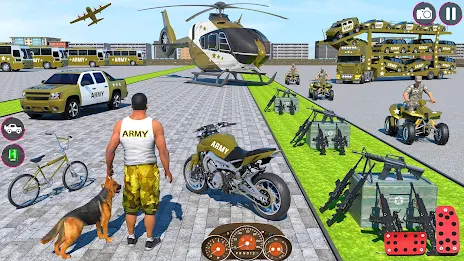 Army Car Truck Transport Games Screenshot1