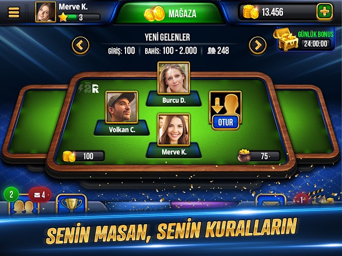 Tekel Okey - Online Çanak Okey Screenshot12