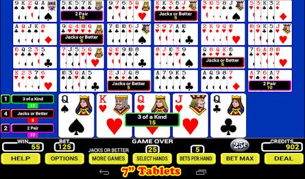 Twenty-Five Play Poker Screenshot6