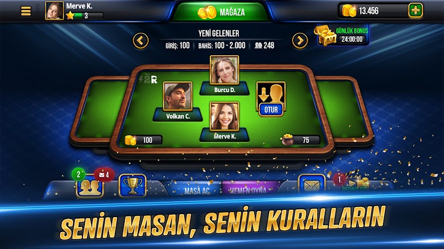 Tekel Okey - Online Çanak Okey Screenshot4