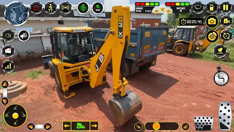 Snow Excavator Construction 3D Screenshot2