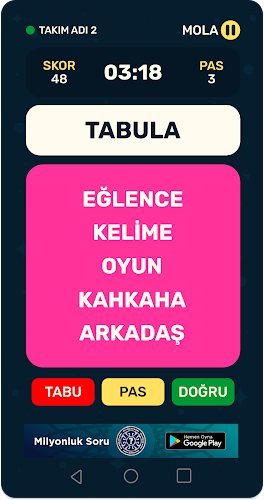 Tabula -Tabu Kelime Oyunu 2023 Screenshot4