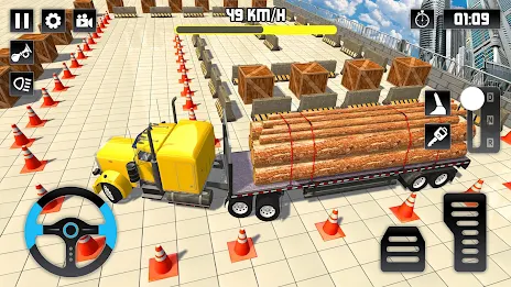 Log Transporter Truck Parking Screenshot2