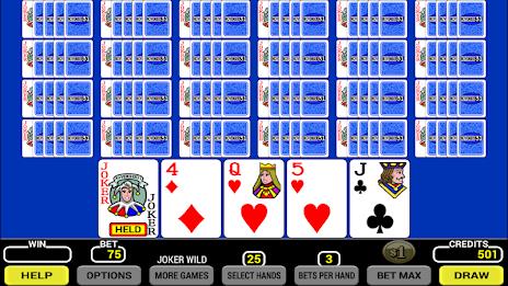 Twenty-Five Play Poker Screenshot3