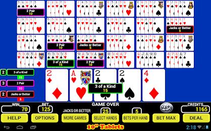 Twenty-Five Play Poker Screenshot7