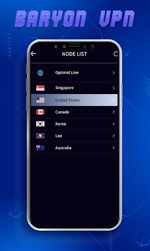 Baryonvpn Screenshot1