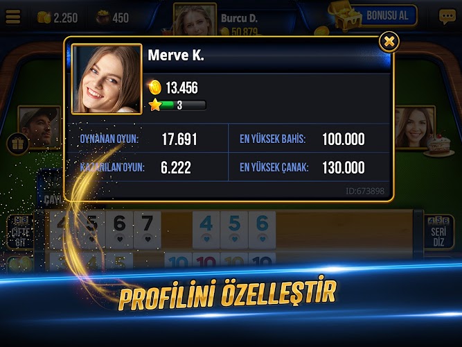 Tekel Okey - Online Çanak Okey Screenshot10