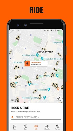 SIXT rent. share. ride. plus. Screenshot4