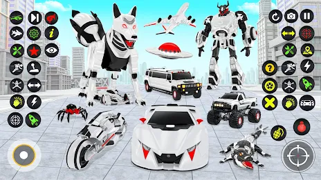 Fox Robot Transform Bike Game Screenshot2