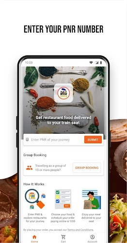 IRCTC eCatering Food on Track Screenshot1