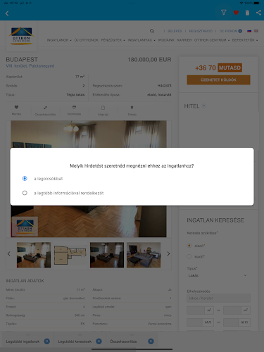 Ingatlanhirdetés Figyelő Screenshot9