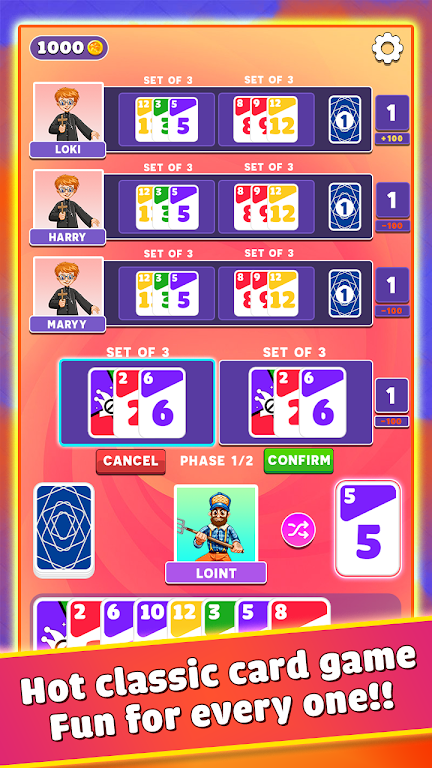 Phase Ten - Card game Screenshot3