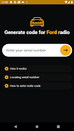 Ford radio code generator Screenshot1