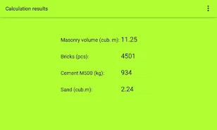 Construction calculator Screenshot7