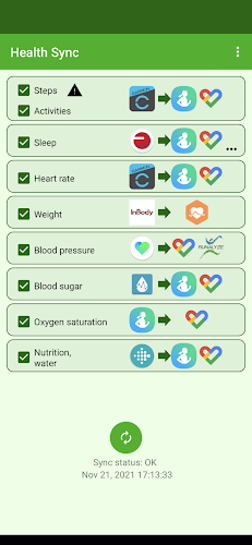 Health Sync Screenshot1