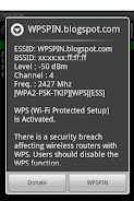 WPSPIN. WPS Wireless Scanner. Screenshot12