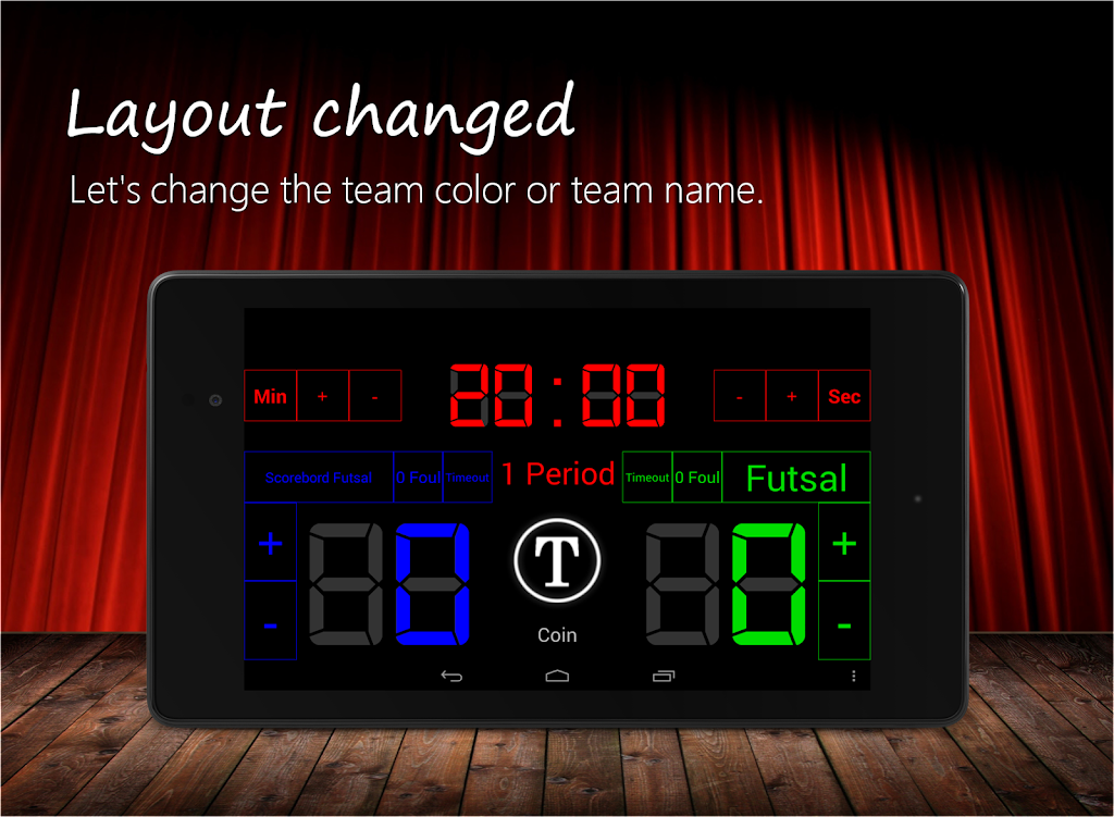 Scoreboard Futsal Screenshot2