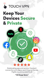 Touch VPN - Fast Hotspot Proxy Screenshot1