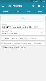 HTTP Injector (SSH/UDP/DNS)VPN Screenshot1