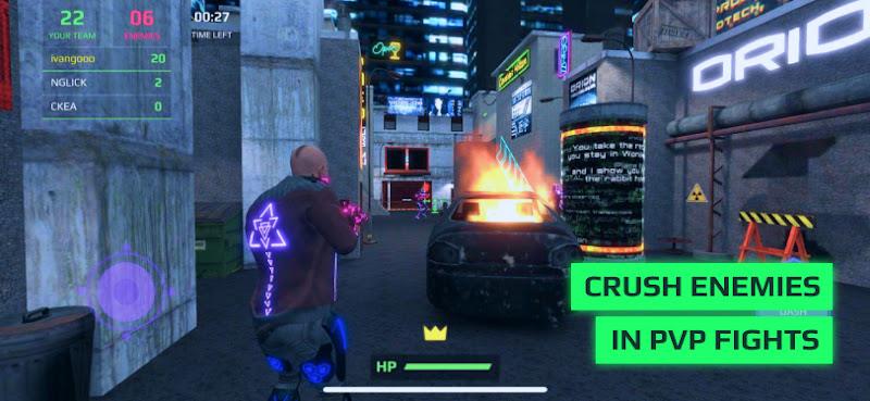 CyberHero: Cyberpunk PvP TPS Screenshot5