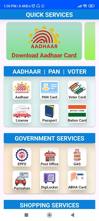 Online Seva : Digital Services Screenshot1