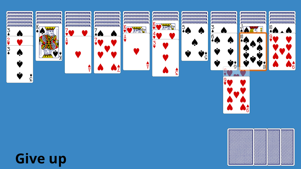 Classic Spider Solitaire Screenshot2