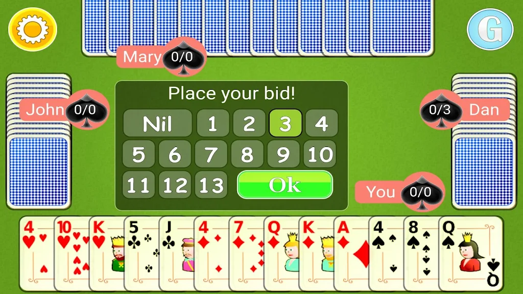 Spades Mobile Screenshot2