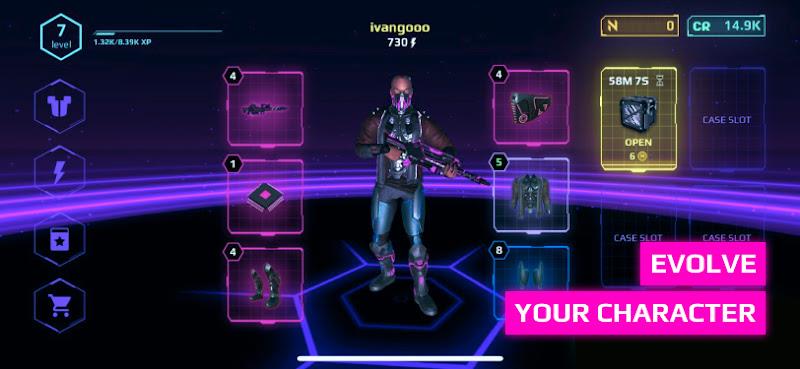 CyberHero: Cyberpunk PvP TPS Screenshot2