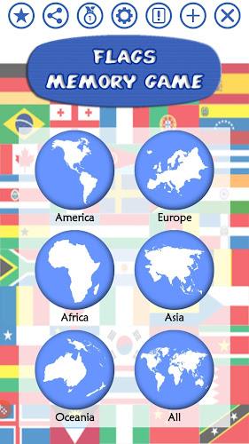 Flags Memory Game Screenshot1